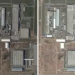 Супутниковий знімок території біля заводу «Алабуга-Волокно» в Татарстані з підготовчими роботами під нове будівництво
