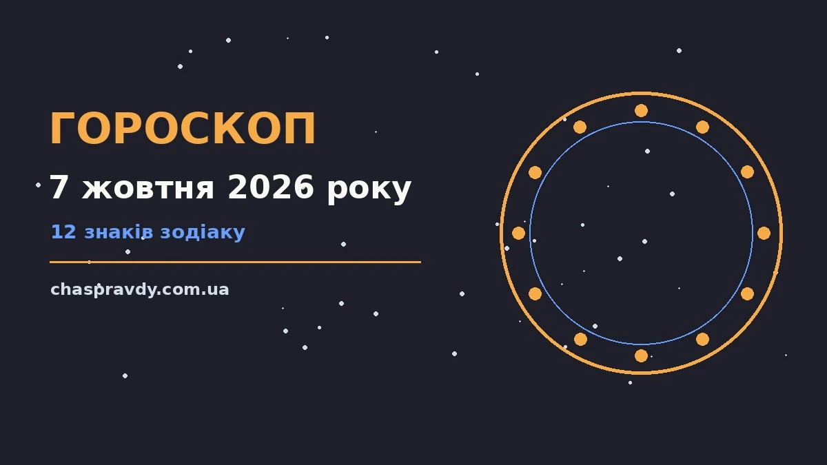 Гороскоп на 7 жовтня 2026 року: головні підказки дня про настрій, справи та гроші