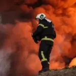 Ілюстративне фото пожежі від ДСНС (за підписом ТСН: «Пожежа / © ТСН.ua»)
